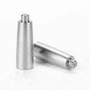 2pcs Metal XLR 3 Pin Male to RCA Female Audio Jack Adapter Plug Connector A