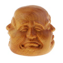 5pcs Wooden Erawan Buddha Head Statue