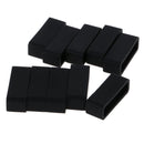40 Pieces Rubber Wristwatch Watch Strap Band Holder Loop Retaining Retainer