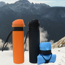 Outdoor Collapsible Travel Silicone Telescopic Kettle Sports Water Bottle H