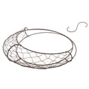 Moon Shaped Metal Wire Wreath Frame Form Hanger Pack of 2, 28cm(11inch)