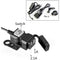 1X Waterproof Dual USB 12V Motorcycle Charger Socket Mounts Switch & S9Z7 W U1U7