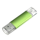 4GB USB Memory Stick OTG mini USB Flash Drive Mobile PC green