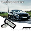 2x LED 18SMD 6500K License Plate Number Lamps White Light for Smart Fortwo