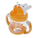 240 ML Baby Soft Spout Sippy Cup With Handles Style 2-Yellow