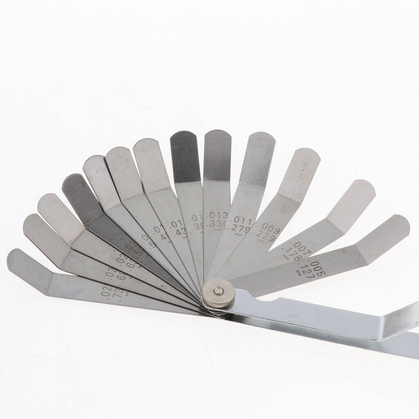 26 Blade Gauges Feeler Gauge Dual Reading Combination Ruler for Metric& SAE