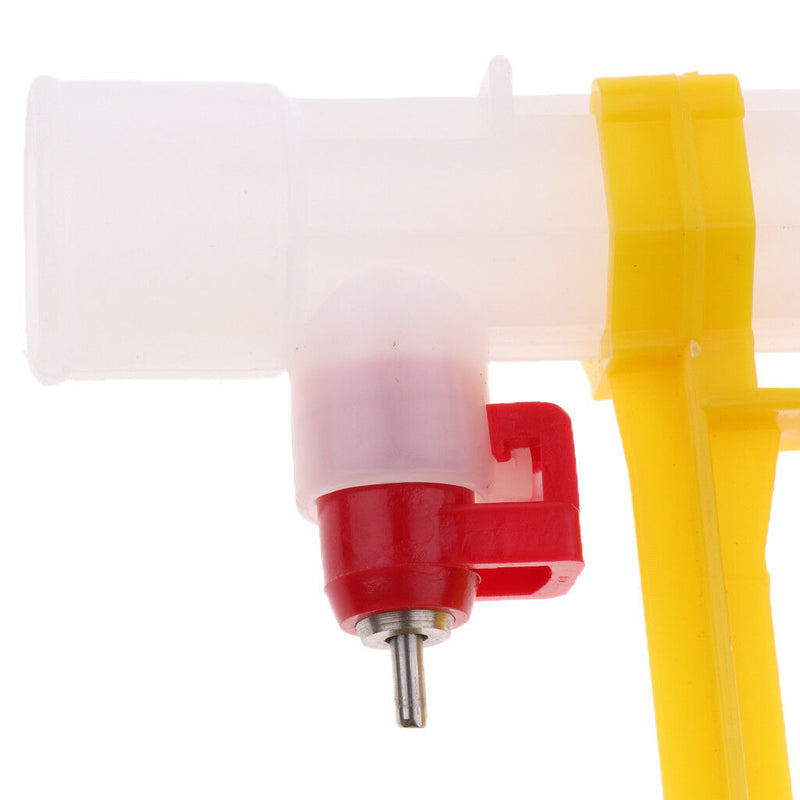 10x Double Feeder Drinker Chicken Drinking Fountain Cup Chickens Hens Ducks