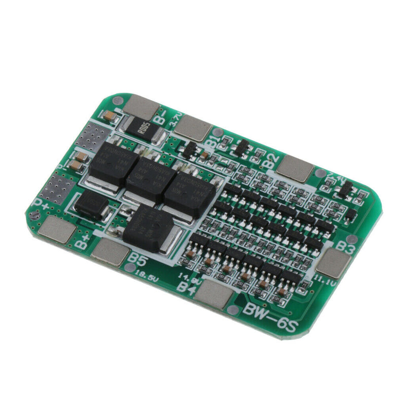 6S 22V Solar Lighting Battery Protection BMS Panel for