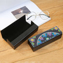 DIY Diamond Painting Leather Eyeglasses Storage Box Case Sunglasses Holder