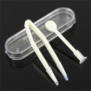 Hot Contact Lens Inserter Remover Soft Tip Tweezer  Stick Tool Case Set New 20:~