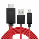 6.5 Feet MHL Micro-USB to HDMI Adapter Converter Cable 1080P HDTV for Andro