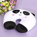 Multi-Color Cartoon U Shaped Travel Pillow Neck Support Head(Panda) A