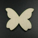 50 pcs Wooden Butterflies Shape Craft Embellishments Scrapbook Wood Arts Us S8M5