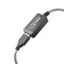 USB 2.0 10M Active Repeater Male to Female Extension Cable Adapter Cord Black