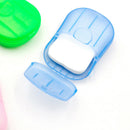 60Pcs Disposable Soap Paper Clean Scented Slice Foaming Box Mini Paper SEAU