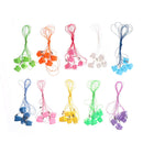 10x Mini Plastic Baby Teeth Case Milk Teeth Box Deciduous Flower Shape Holer JR