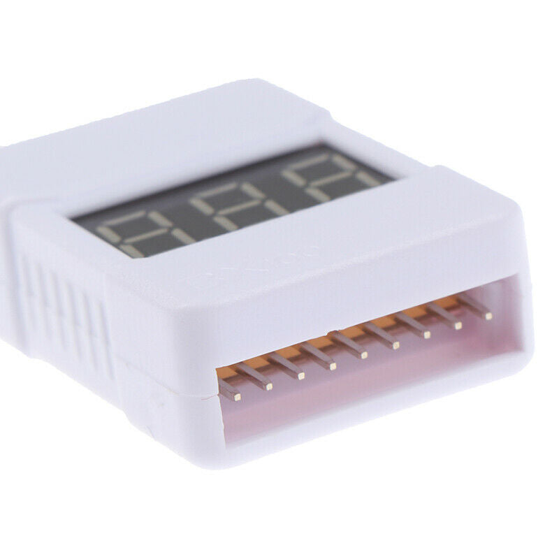 BX100 1-8S Li Battery Voltage Tester Low Voltage Buzzer Alarm Voltage Checke Gw
