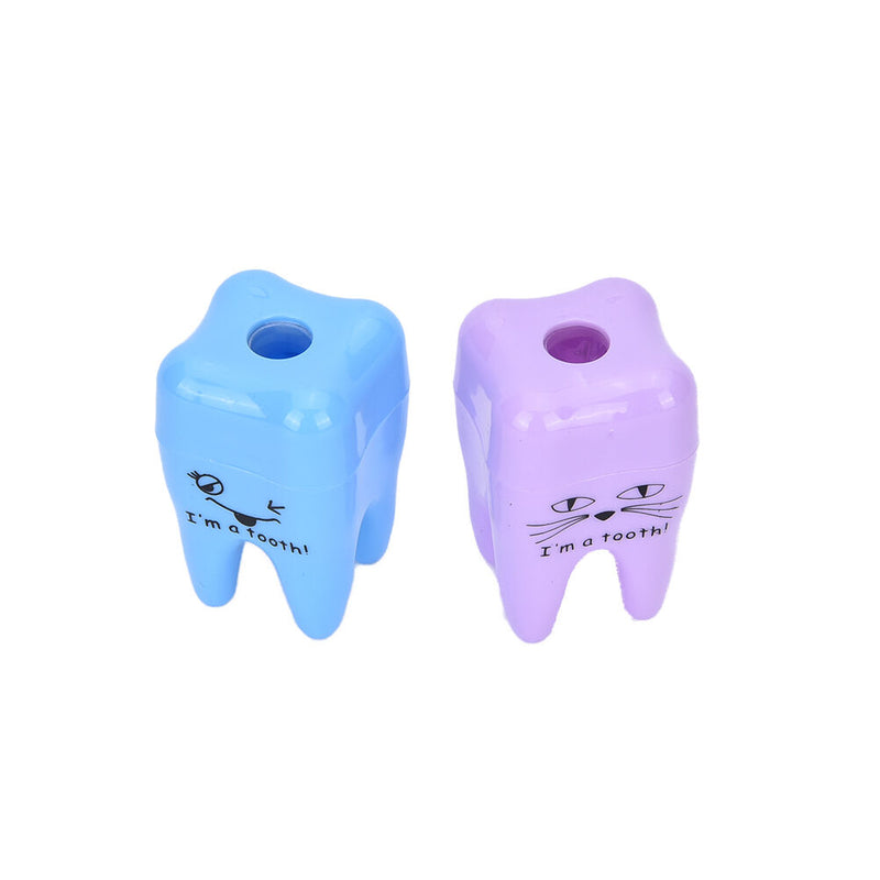 Super Cute Tooth Pattern Pencil Sharpener School Kid's Office Supplies S Gw