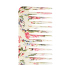 3X ANTI-STATIC DETANGLING SCALP MASSAGE HAIR COMB SHAMPOO COMB W/ FLOWER PRINTS