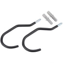 2 Pcs Wall Mounted Parking Racks Bicycle Storage Stand Holder Black Bike Hook