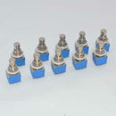 10x 9-Pin 3PDT Stomp Foot Switch True Bypass Eletric Guitar Pedal Effect DIY