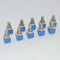 10x 9-Pin 3PDT Stomp Foot Switch True Bypass Eletric Guitar Pedal Effect DIY