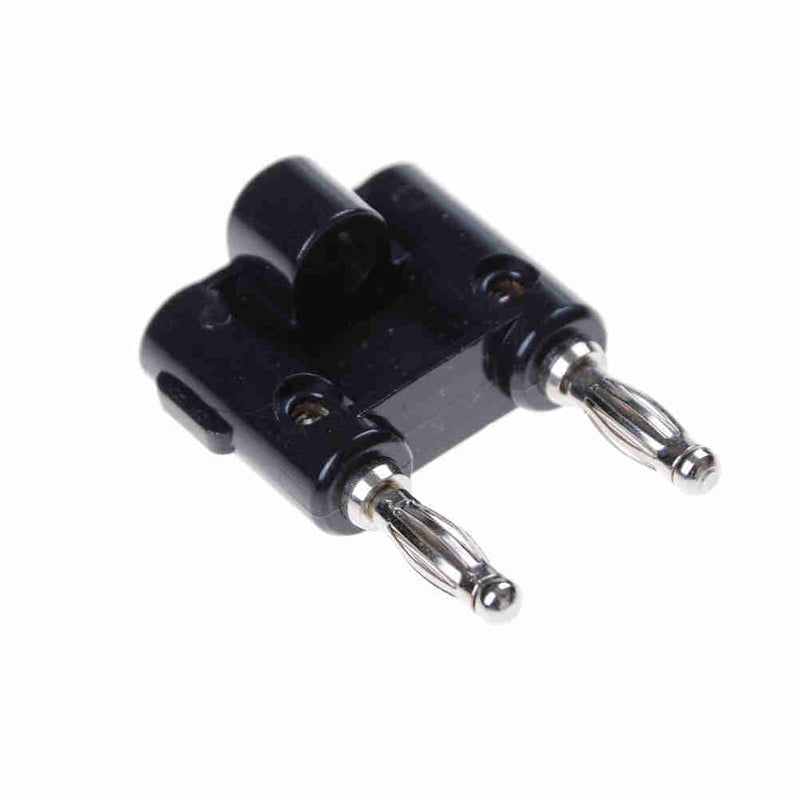 Dual 4mm Nickel Banana Plug Jack Connectors Binding Post Socket Test Probes JR