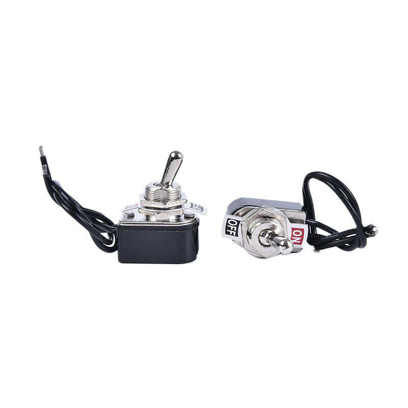 KNS-1 6A 250V AC On-Off Prewired Standard Toggle Switch SPST Contacts Switc Ew