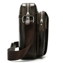 Leather Men Messenger Bags Male Shoulder Crossbody Bags Handbag Headphone M