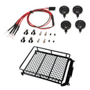 1/8 Roof Rack w/ LED Light Bar for 1:10 RC Traxxas Redcat HSP RC4WD D90 Cars