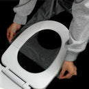 1 bag (6pcs) Disposable Travel Safety PE Plastic Toilet Seat Cover Mat Cush I1B5