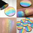 Rainbow Highlighter Shimmer Eyeshadow Palette Blusher Contour Powder Makeup LJK