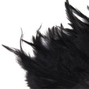 Approx. 33 Inches Handmade Rooster Feather Fringe Trim for Sewing Crafts De S3J5