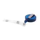 10 Retractable Reel Recoil ID Badge Lanyard Name Tag Key Card Holder Belt C