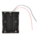 Plastic Battery Storage Case Box Holder For 3x18650 3.7V With Wire Lead TO