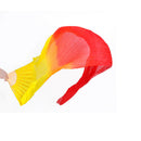 Women 1.8m Hand Made Belly Dance Silk Bamboo Fan Veils Folding Right Hand