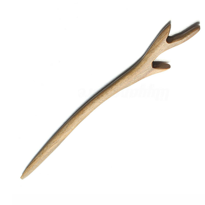 1 PC Wooden Hair Pin Stick Chopstick Wood Handmade Carved Hair Jewelry Random