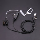 2 Pin Covert Acoustic Tube Earpiece Headset Mic for Baofeng Kenwood UV-5R