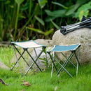 Naturehike Khaki Lightweight Portable Folding Camping Stools With Canvas Se S9X3