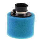 Blue 35mm Bent Angled Foam Air Filter 125cc Pit Quad Dirt Bike ATV Buggy
