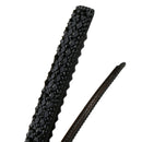1 Pair Metal Hair Barrette Clips Side Pin Grip Black rhinestone rectangle