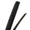 1 Pair Metal Hair Barrette Clips Side Pin Grip Black rhinestone rectangle