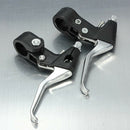 Kids Bike V-Brake Levers New Pair for Childrens Bicycles in Black Handlebar