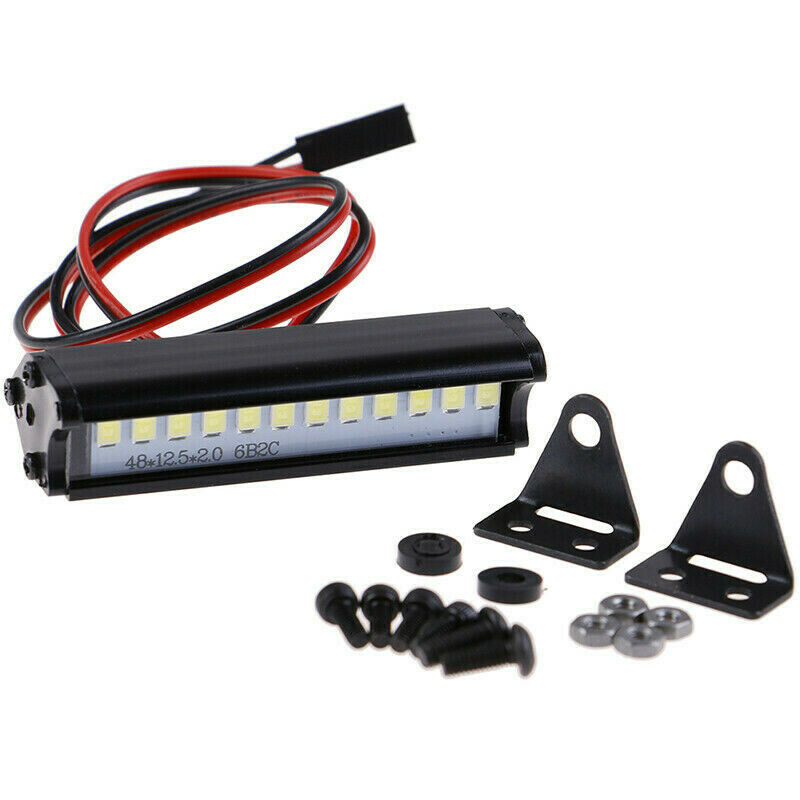 55mm RC LED Light Bar LEDs Lamp 1:10 RC Car Part for 90046 90048 SCX10FT