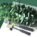 Double Faced Soft Mallet Rubber Hammer Glazing Window Beads Tool Steel Hand