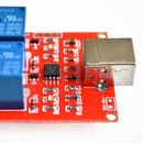 2-way control switch 5V computer USB drive free relay module
