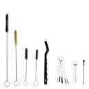 17Pcs/Set Mini Wire Brush Paint Cleaning Brushes Kit Power Tool Accessories Q1K2