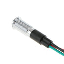 Power Supply LED Flat Indicator 2-colors Light Lamp w/Wire Lead