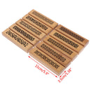 1Pc Bamboo Wood Incense Stick Holder Burning Joss Insence Box Burner Ash Cat Hn