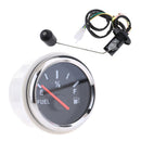 2" 52mm Black Fuel Level Meter w/ Fuel Tank Sensor E-1/2-F Pointer, Combo Sale